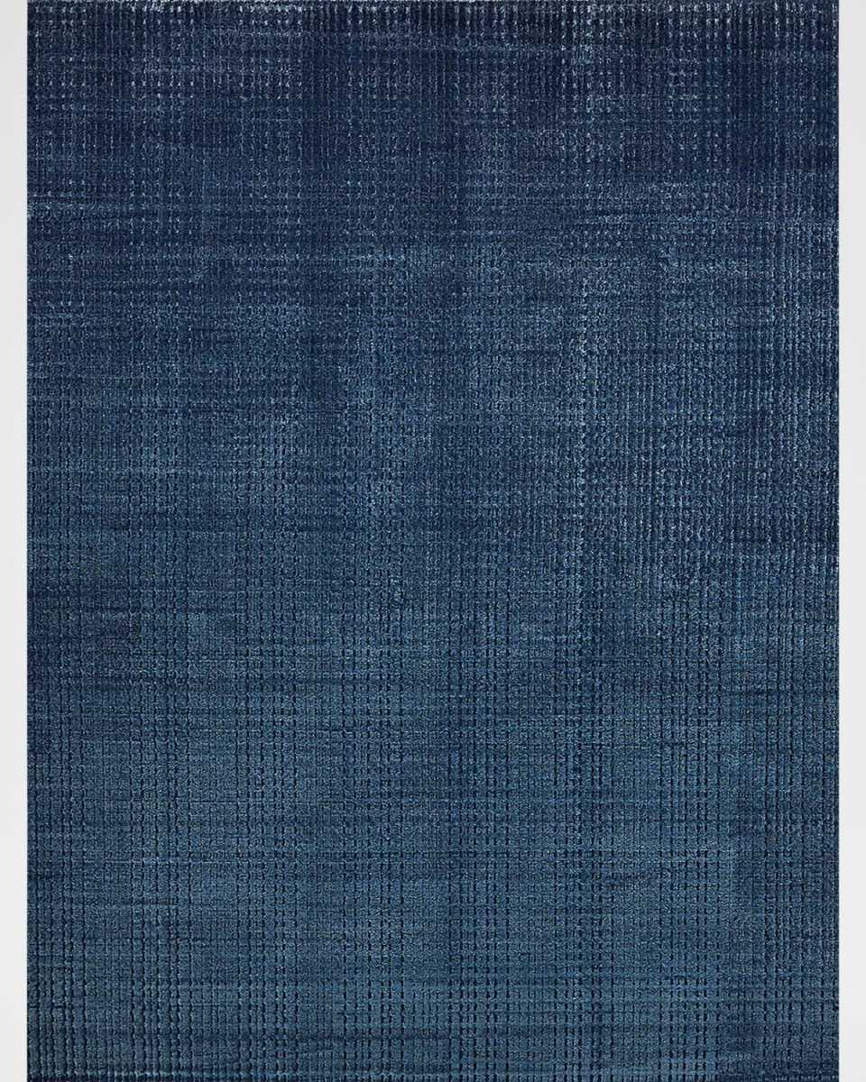 Cabrini Hand-Loomed Navy Rug, 8' x 10'